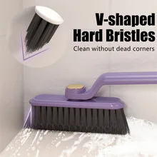  360 Degree Rotating Crevice Cleaning Brush Bathroom Toilet Brush Shower Floor Tile  Joints Dead Angle Crevice Gap Cleaner Brush 
