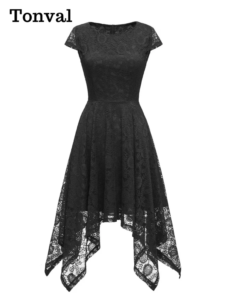 chinese dress ladies DREAMY BLOSSOM WOVEN LACE MIDI DRESS l FLYING TOMATO main image 1