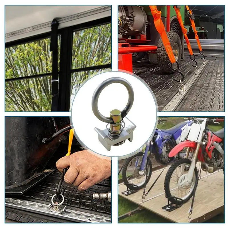 Aluminum L-Track Cargo Tie-Down Rail