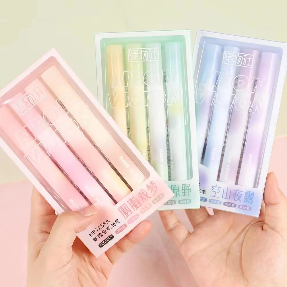 

Highlighter Painting Graffiti Mark Colored Pen Student Fluorescent Eye Care Super Soft Graffiti Pen Set