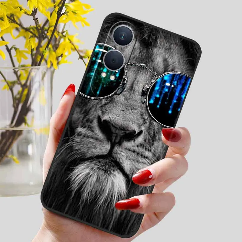 Luxury TPU Soft Silicon Shockproof Phone Case with Cute Cat Design