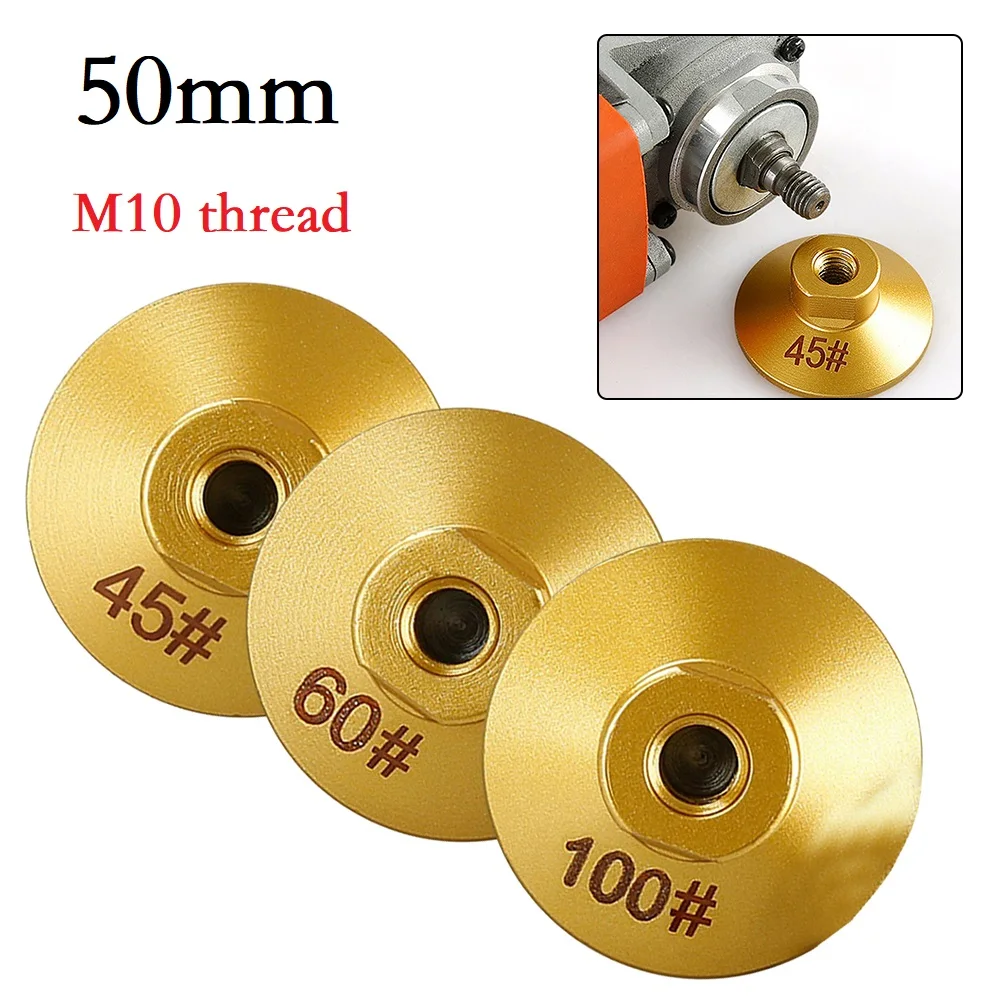 

2inch 50mm Brazing Diamond Edge Profile Grinding Wheel Grit 45#\60\#100# For Marble M10 Thread Grinding Tools