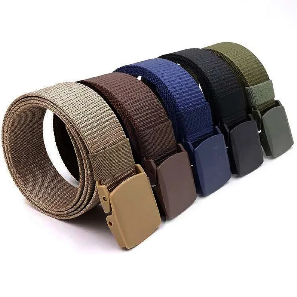 

Automatic BuckleLight Comfortable Non-metal Military NylonBelt Outdoor Hunting Multifunctional Tactical CanvasBelt High Quality