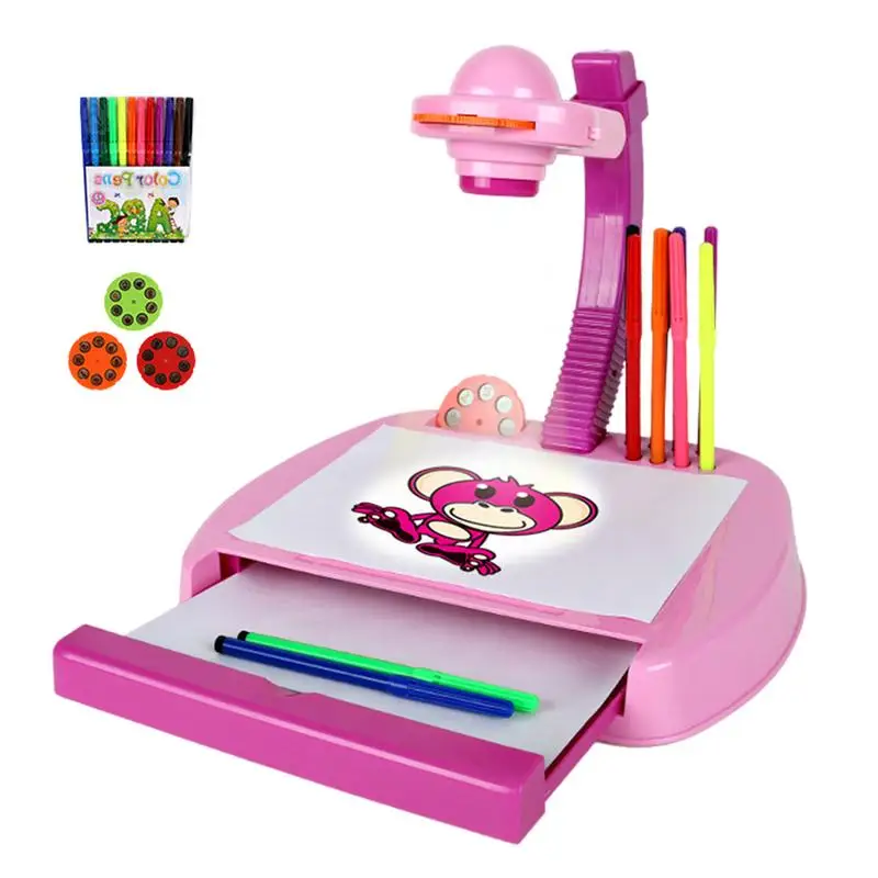 

Projection Drawing Board Educational Children Drawing Projector Table Multi-Function Intelligent Projection Painting Machine