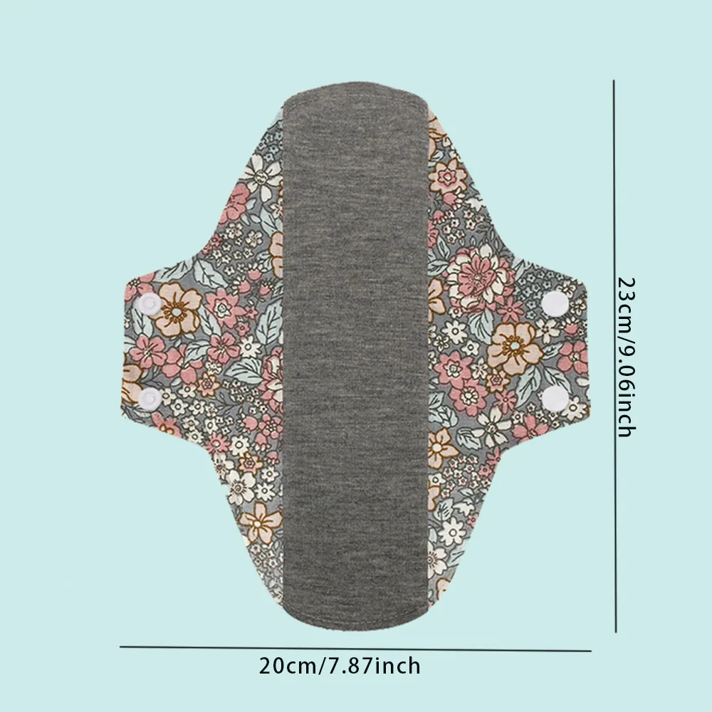 Sanitary Pads Reusable Graphene Sanitary Pads Washable Menstrual Pads Waterproof Wet Bag Women Breathable Nursing Pad 20*23CM