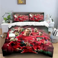 Cristiano Ronaldo-o Bedding Set Duvet Set Single Double Bed King Size Bed Set Adult boys Bedroom Duvet Cover Pillow Case 1