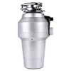 220V 560W Silver Food Waste Disposer Shredder Kitchen Waste Disposal Stainless Steel Garbage Shredder 1200ml 6 Grade Grind 2