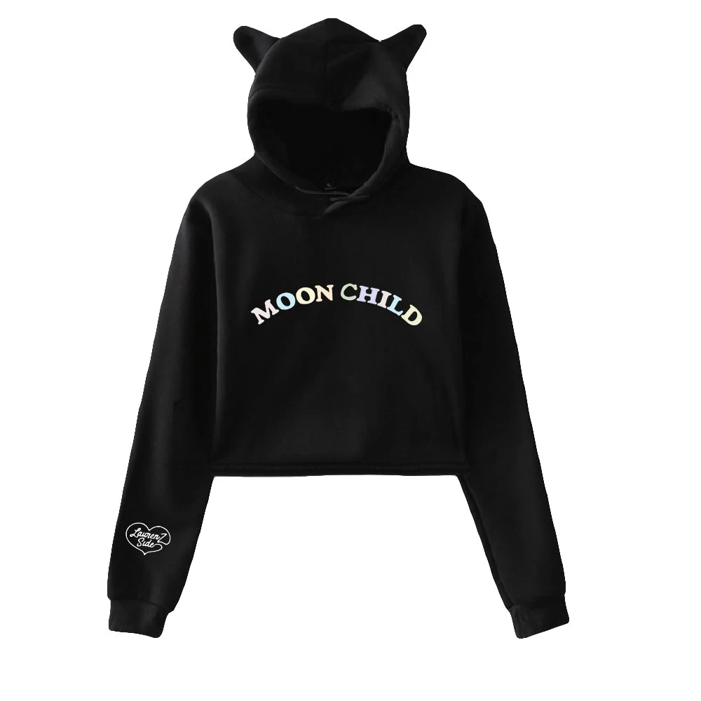 BSLNXNMA LaurenzSide 2D print Cat Hoodies for Women summer trendy Hoodies Sweatshirt Sexy cat hooded