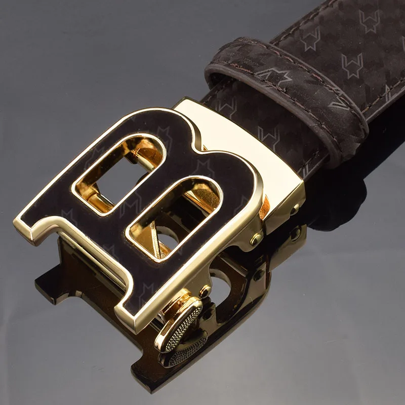 High Quality Designer Belts Men Letter Slide Buckle Genuine Leather Waistband Luxury Famous Brand