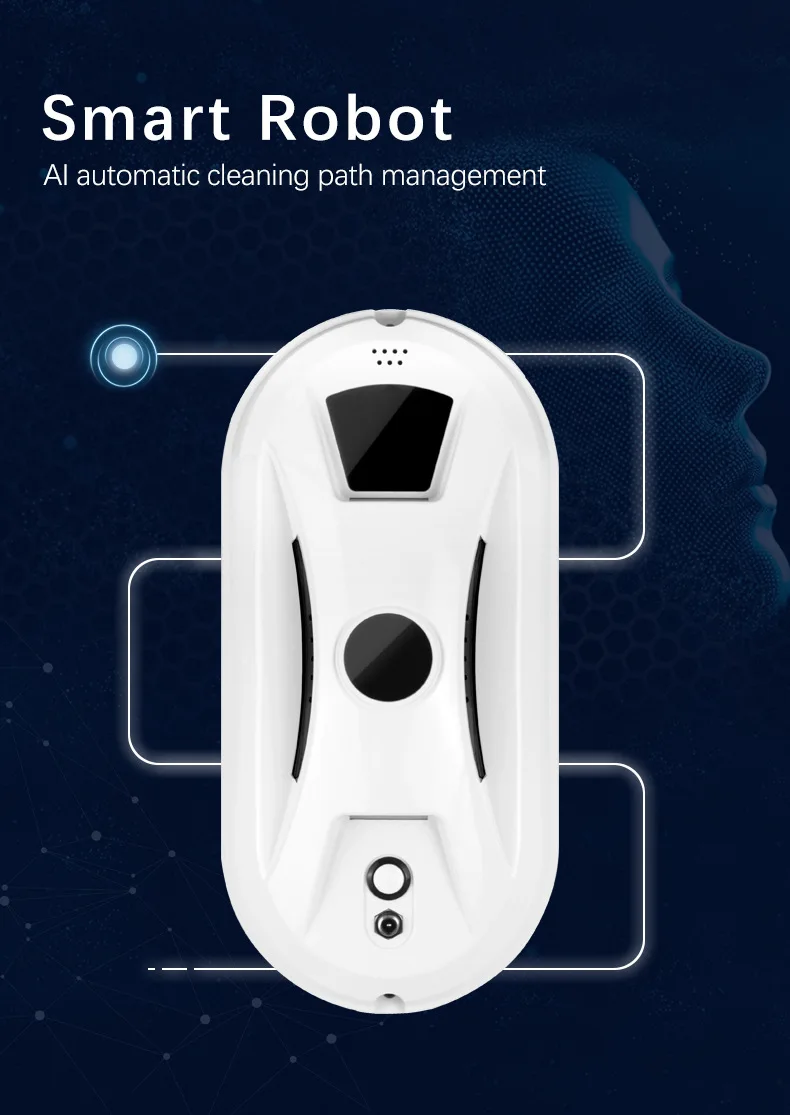 Window Cleaner Robot Automatic Cleaning with Intelligent Path Planning Edge Dete