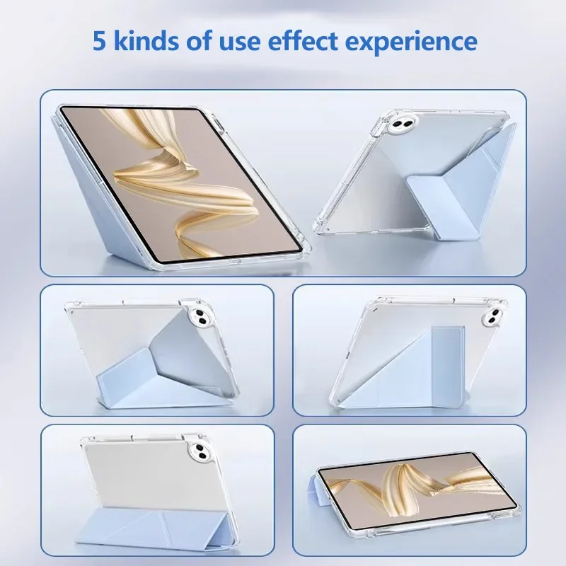 Premium Tablet Case with Pen Slot - Durable PU+PC Cover