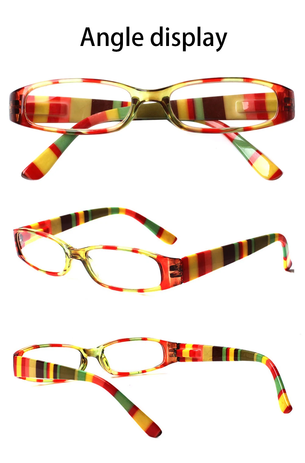 Henotin Reading Glasses Spring Hinges Fashion Women Small Fresh Print Small Frame Super Clear High Quality Reading Glasses 4