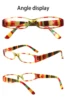 Henotin Reading Glasses Spring Hinges Fashion Women Small Fresh Print Small Frame Super Clear High Quality Reading Glasses 4