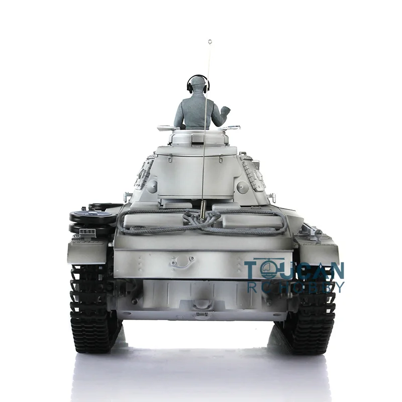 HENG LONG 1/16 Snow 7.0 Plastic German Panzer III L RTR Radio Controlled Tank 3848 360° Turret Remoted Panzer TH17348-SMT4 3
