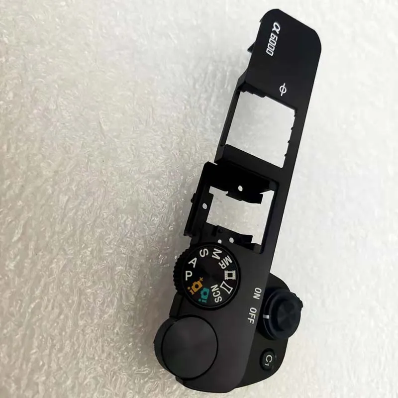 New black top cover assy with mode wheel Repair parts for Sony ILCE-6000 A6000 camera