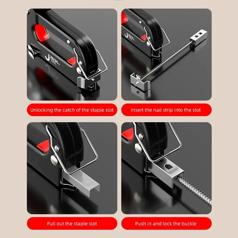 DIY Furniture Construction Stapler Upholstery Staple Gun 3 In 1 Nail Gun Home Decor Carpentry Tools 4