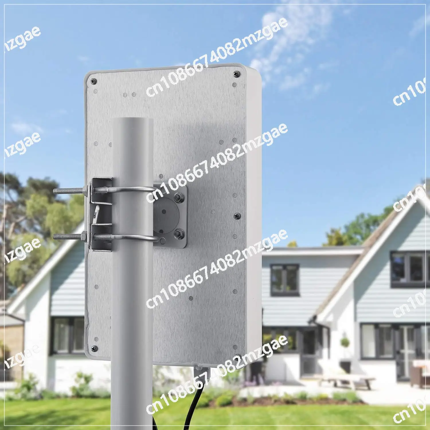 Cavo antenna SAT FF, bianco, eckig, Goobay, 5m
