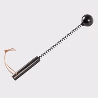 36CM Purple Sandalwood Round Ball Riding Crop Horse Whip,Handwork Make Spanking Paddle Whip,Knight Equipment Bat 1