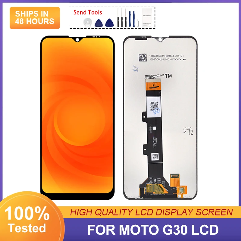 

6.5 Inch XT2129 Display For Motorola Moto G30 Lcd Touch Screen Digitizer XT2129-2 Assembly Replacement Free Shipping