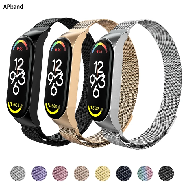 Correa de nailon para reloj inteligente Xiaomi Mi Band 7-7, pulsera  deportiva con nfc, 7, 6, 5, 4 y 3 - AliExpress