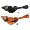 2Pcs Spur Strap with Buckle Protective Equipment for Training Horse Boots Cowboy 4