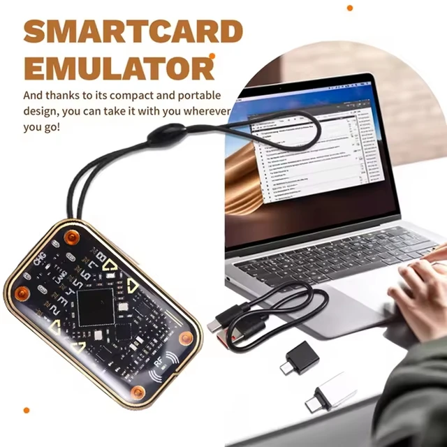 DIGIT-Chameleon Ultra V2.0 RFID Smart Chip Reader Emulator+2Xuid Keychain/CUID Card 125Khz 13.56Mhz Card Decode NFC Duplicator 3