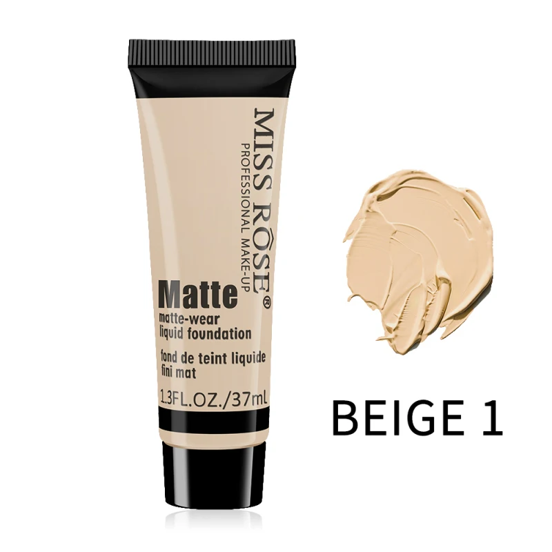 Professional Foundation Make-up Repairing Concealer Cream Matte-wear Liquid Foundation Lasting Waterproof Cosmetic liquid foundation