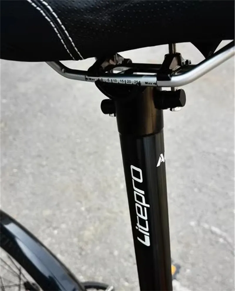 Litepro-折りたたみ式自転車シートポスト,アルミニウム合金