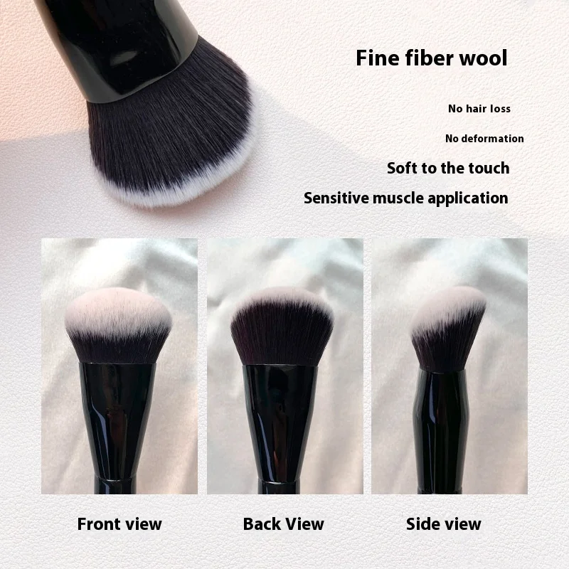 앵글 파운데이션 메이크업 브러쉬, 액체 파운데이션 베이스, 브론저 사이드 디테일, 얼굴 필수 미용 도구, 1 개