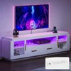 YITAHOME TV Stand for TVs up to 75" w/LED Power Outlets, Modern Entertainment Center Media Console Table 1