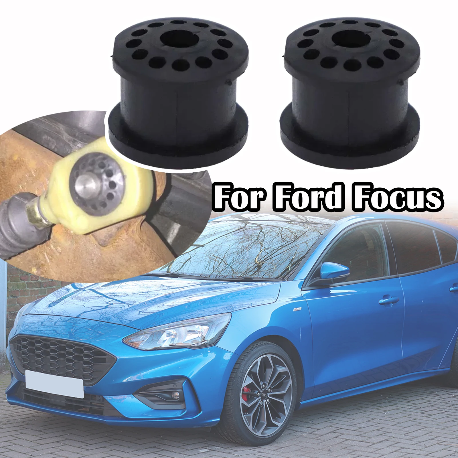 

8X Manual Transmission Gearbox Shift Lever Cable Linkage Rubber Bushing Repair Kit Replacement Part For Ford Focus MK1 MK2 2003