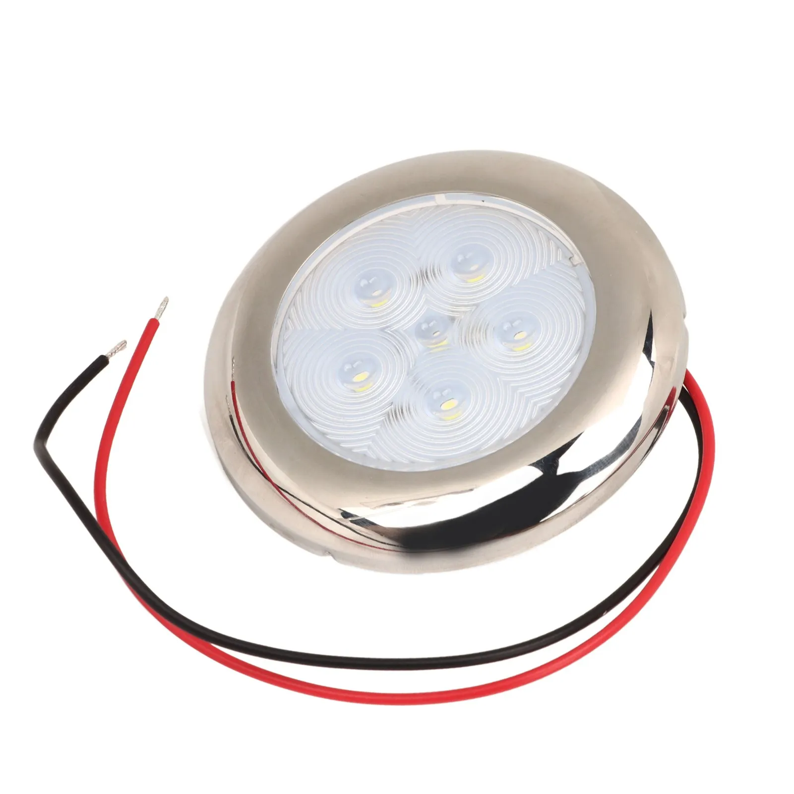 RV LED 천장 돔 조명, 보트 캠핑 밴 캐러밴 트럭 보트 천장 돔 조명용, IP65 방수 백색 조명, 12V