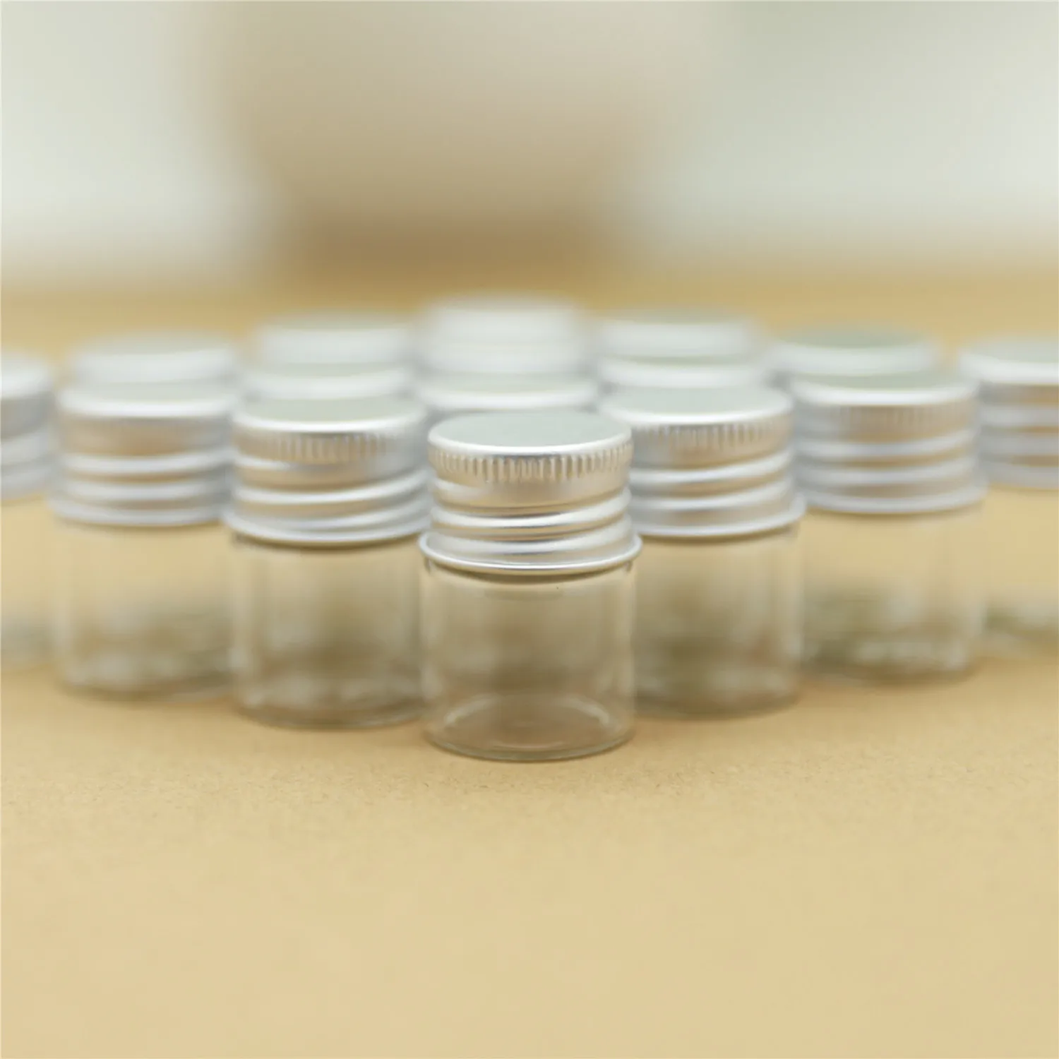 12/50/100 pcs Mini Glass Bottles DIY Birthday Gift Transparent Empty Message Wishing Bottle Christmas Wedding Party Decoration glass bottles mini glass bottles