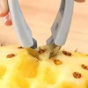 Kitchen Stainless Steel Pineapple Eye Corer Fruit Vegetable Knives Stem Remover Clip Strawberry Huller Peeler Tweezers Gadgets 3