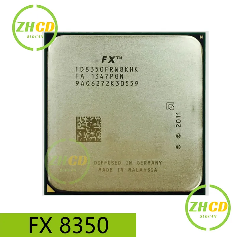 AMD pour FX 8350 FX 8350 4.4g octa core CPU processeur 125W ...