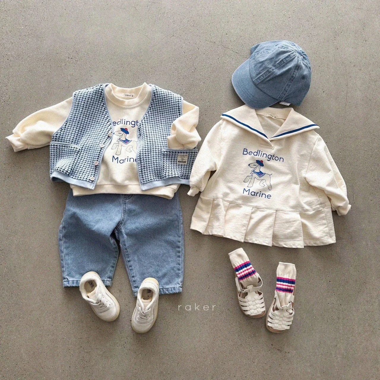 Description Picture 3 of item2025 Spring New Baby Long Sleeve Sweatshirt Cotton Infant Girl Fashion Cartoon Print Tops Toddler Boy Versatile Striped Pullover