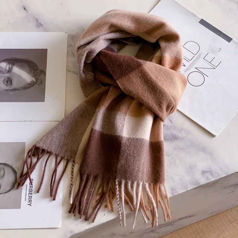 61 coffee camel plaid