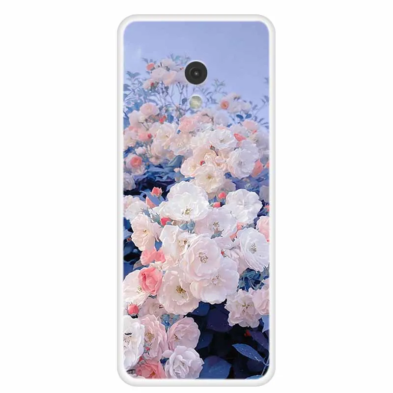 Clear Soft Silicone Floral Phone Case, Transparent Back Cover