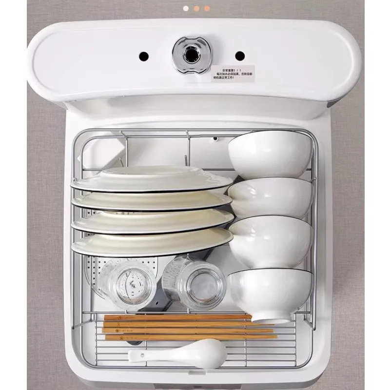 

Dishwasher Household Small Automatic High Temperature Dishwashing Drying Disinfection Countertop Mobile Installation Table