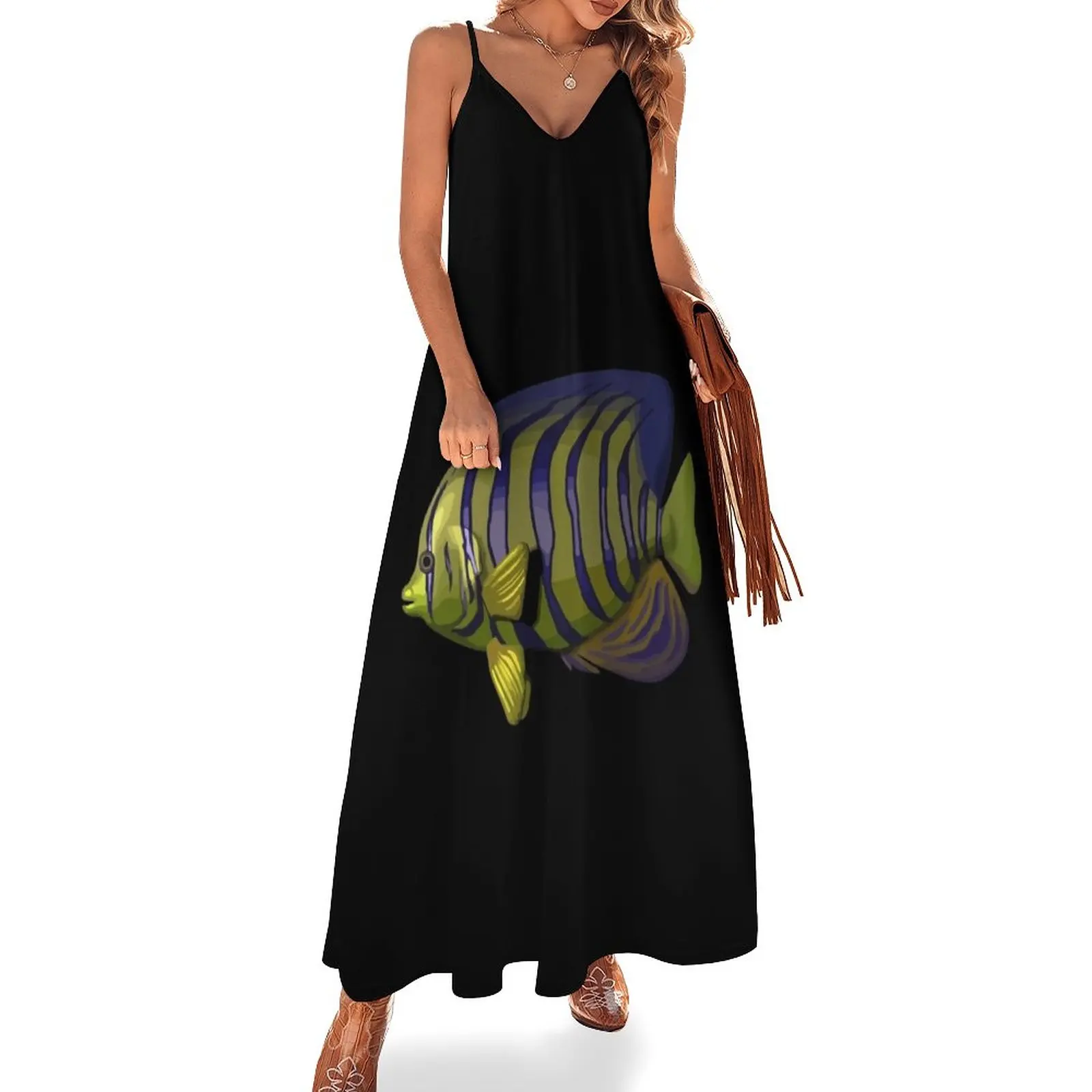 

fish Sleeveless Dress women's summer dress 2024 Cocktail of dresses