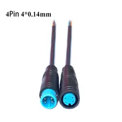 Versatile Waterproof Ebike Accessory Cable Connector with Optional Styles (4Pin)