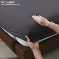 Drap-housse en coton égyptien ultra doux avec bandes élastiques, housse de matelas de luxe 800TC antidérapante 100/140/160/180/200x200cm 6