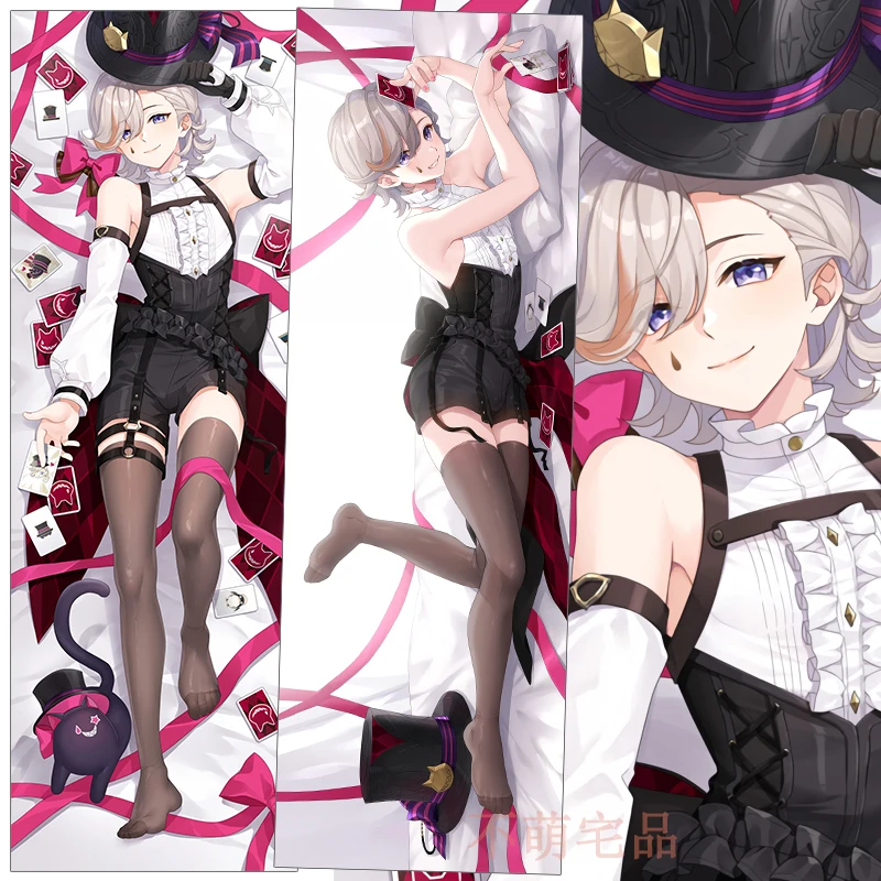 

Аниме Genshin Impact Lyney Dakimakura обнимающая подушка для тела Чехол Otaku японская наволочка подарки BMZP