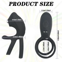 Männliches Sexspielzeug Fernbedienung Vibrator Cockring Penisring für Männer Verzögerung der Ejakulation Penisring Analstimulator Erwachsene Produkte 5