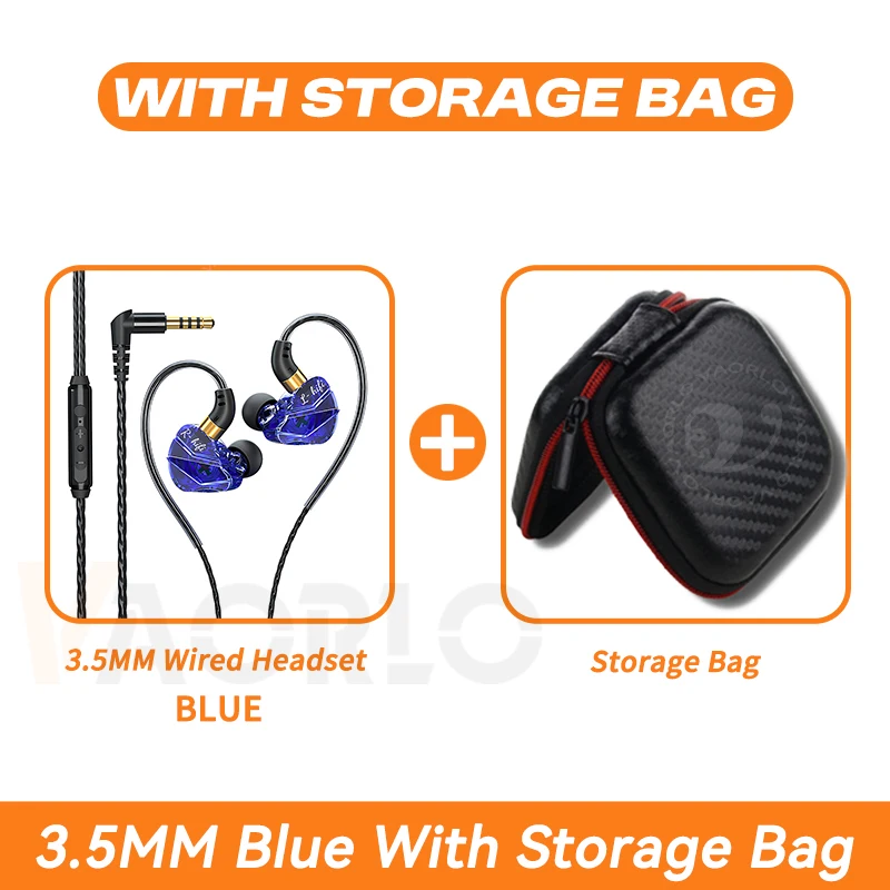 Enhanced HIFI Heavy Bass In-Ear Wired Headphones with Mic