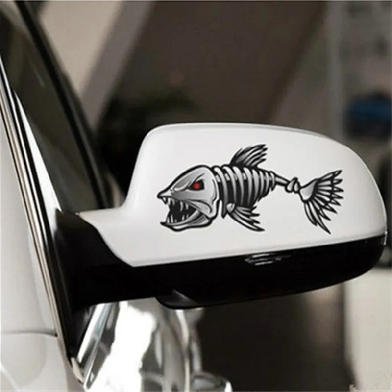 2pcs Skeleton Fish Bones R&l Vinyl Decals Stickers Kayak Fishing Boat Car  Vehicle Accessories Parts - Car Stickers - AliExpress