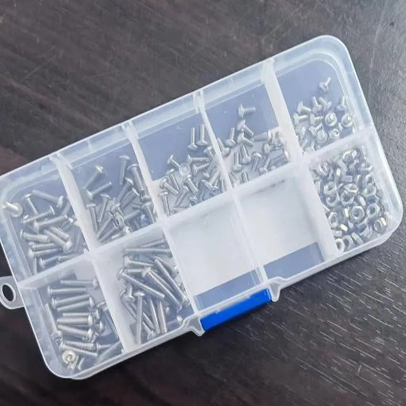 240Pcs/box M2 M2.5 M3 100pcs/box M4 M5 ISO7380 Stainless Steel Button Head Hex Socket Head Cap Bolts Machine Screw and Nut Kit Stainless Steel Screws Screw Bolt Nut Set Hex Nuts Assortment Kit Screw Washer Nut Kit Hexagon Socket Head Cap Screw