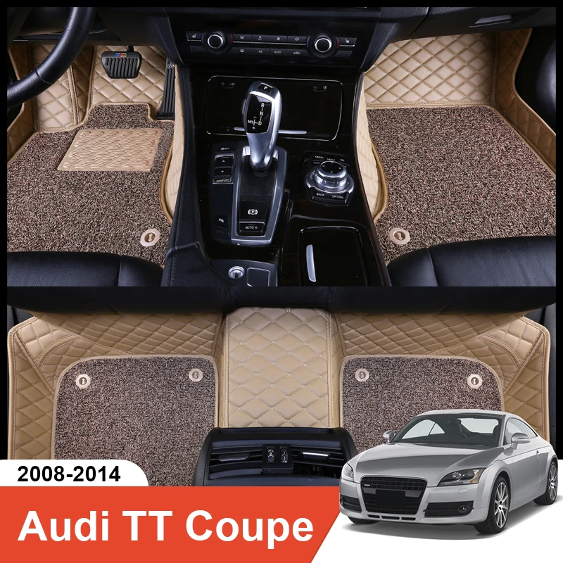 

Custom Fit Car Floor Mat for Audi TT Coupe 2008 Accessories Interior ECO Thick Carpet Customize for Left and Right Drive