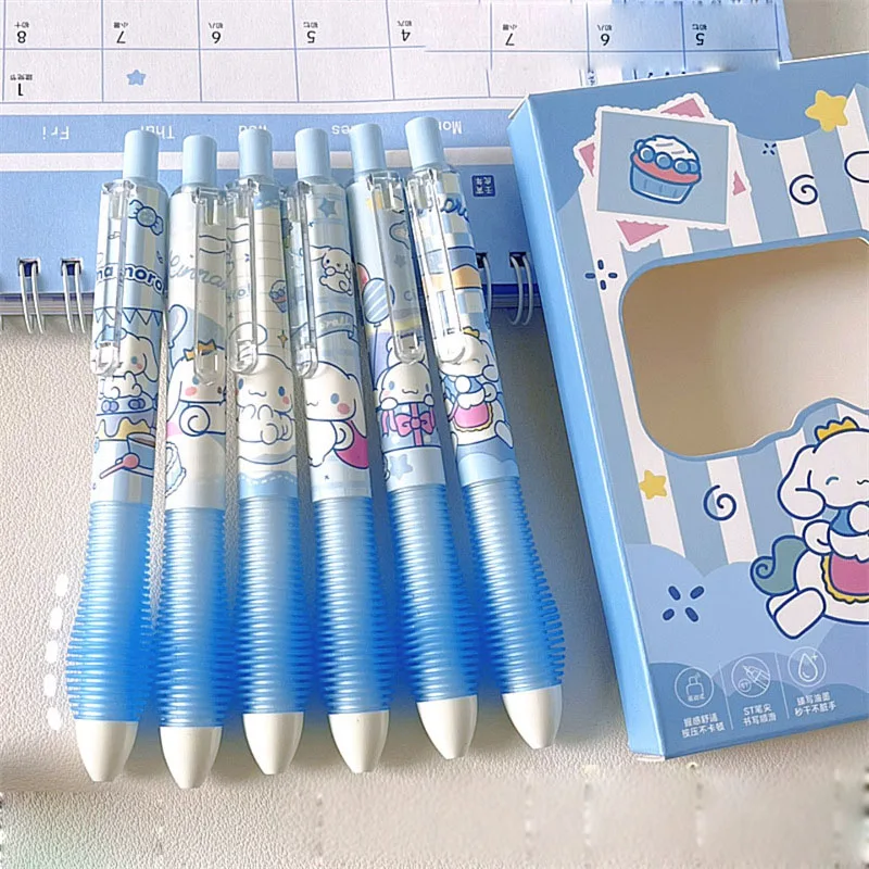 

36 шт./партия, гелевые ручки Sanrio с черными чернилами, 0,5 мм