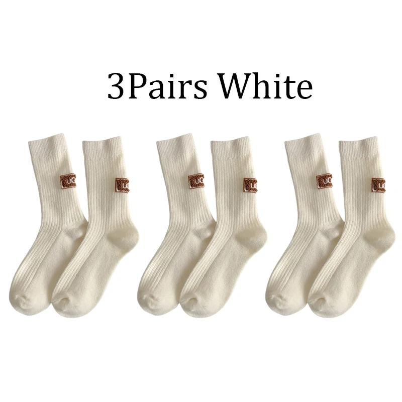 1/2/3/4/5 أزواج الخريف الشتاء الدافئة جوارب مبطنة...